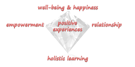 diamond model outlining the 
      
 
 
 
 
 
 
 aims of social pedagogy - copyright by ThemPra